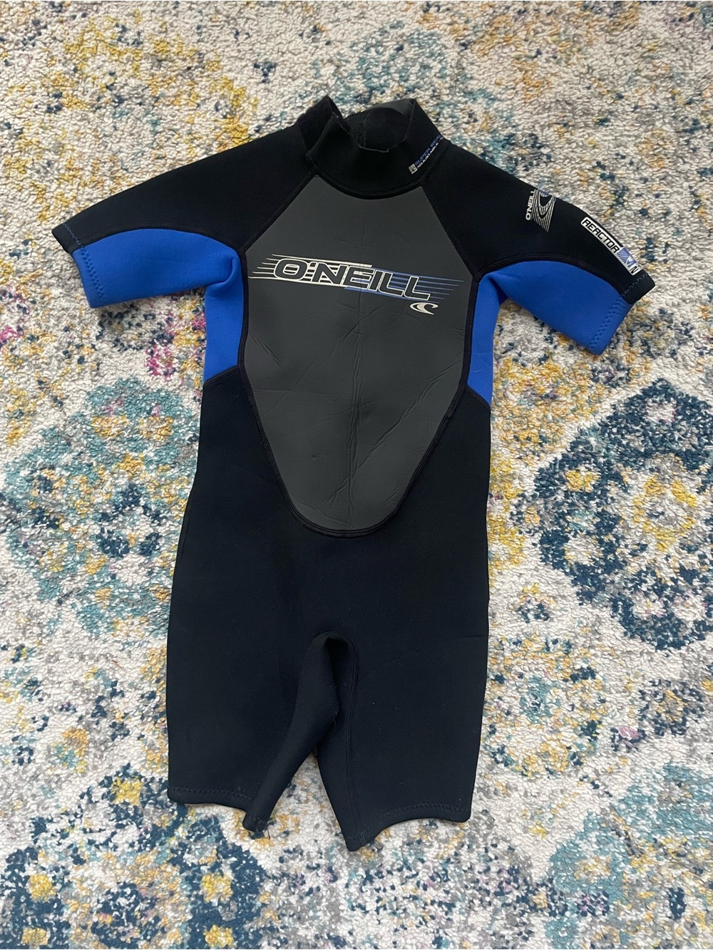 O’Neill Youth Reactor 2mm Back Zip Wetsuit Size 6